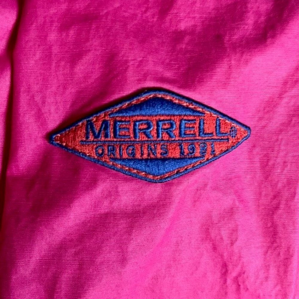 Merrell Avalon Wind Rush Half Zip Jacket Vintage Pink/Teal S - Picture 9 of 11